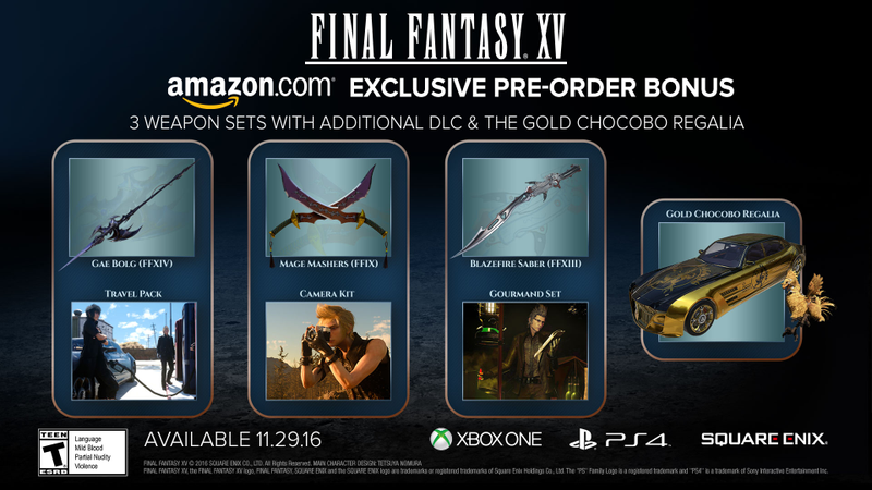 Illustration for article titled Final Fantasy XV PS4 Season Pass Available For Preorder - $24.99